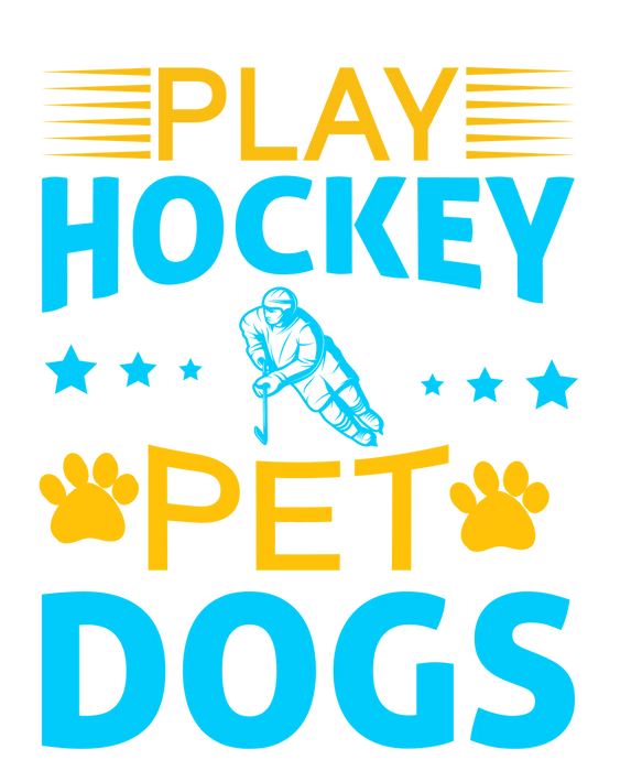 Hockey & Dogs DTF Transfer Ready to Press