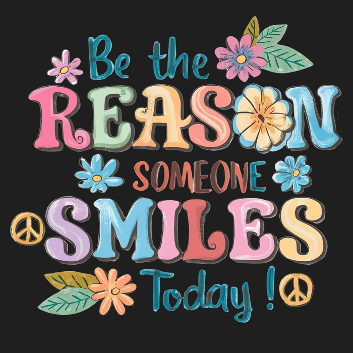 Positive Vibes DTF Transfer Ready to Press