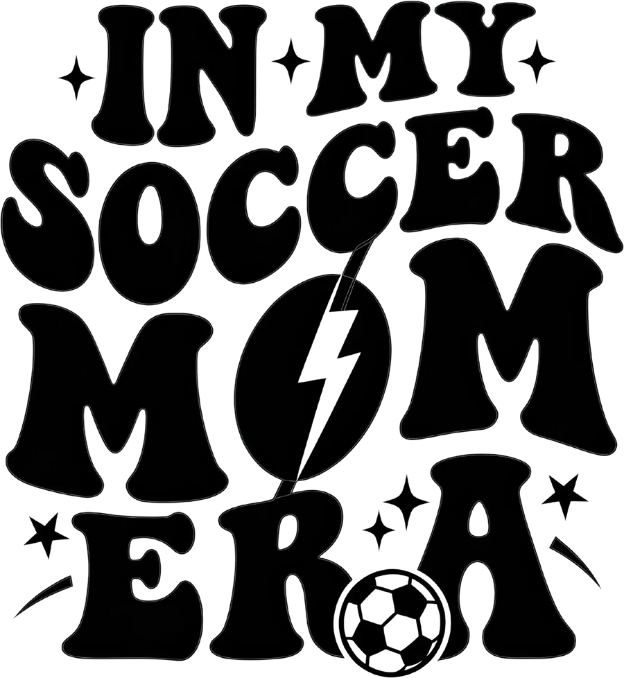 Soccer Mom Era DTF Transfer Ready to Press