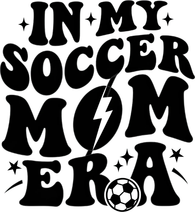 Soccer Mom Era DTF Transfer – Bügelfertig