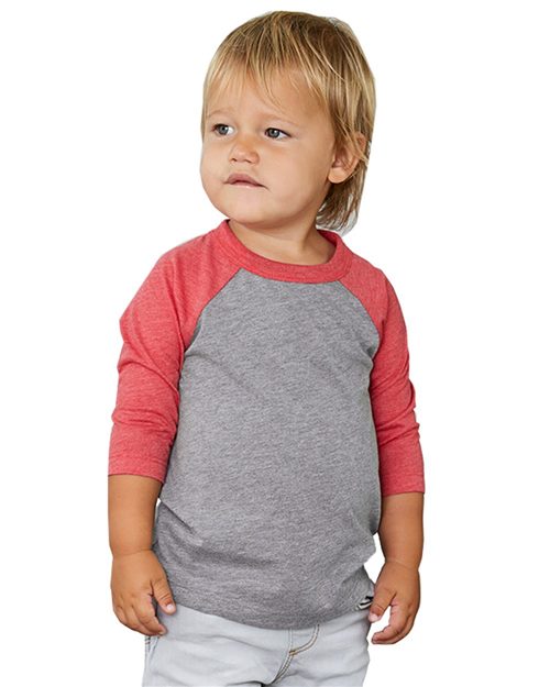 Toddler Three-Quarter Sleeve Baseball Tee