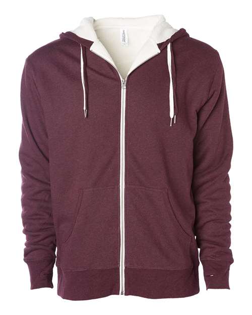 Sherpa-Lined Hooded Sweatshirt