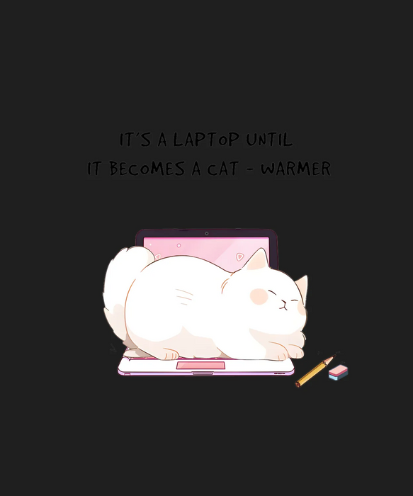 Lazy Cat DTF Transfer Ready to Press