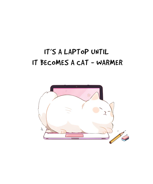 Lazy Cat DTF Transfer Ready to Press