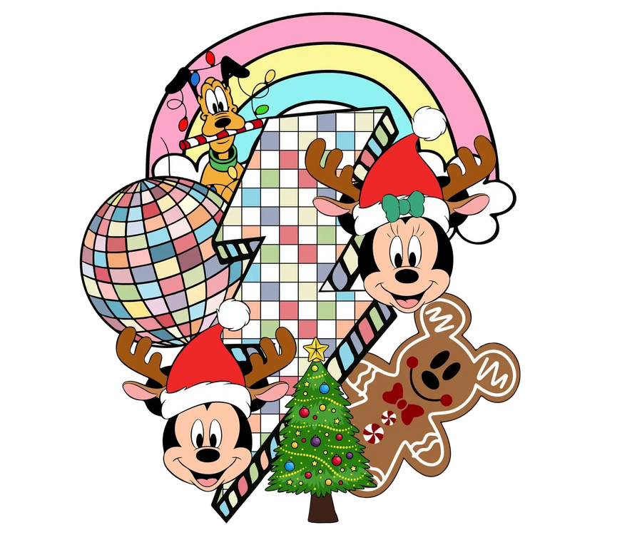 Christmas Fun DTF Transfer Ready to Press