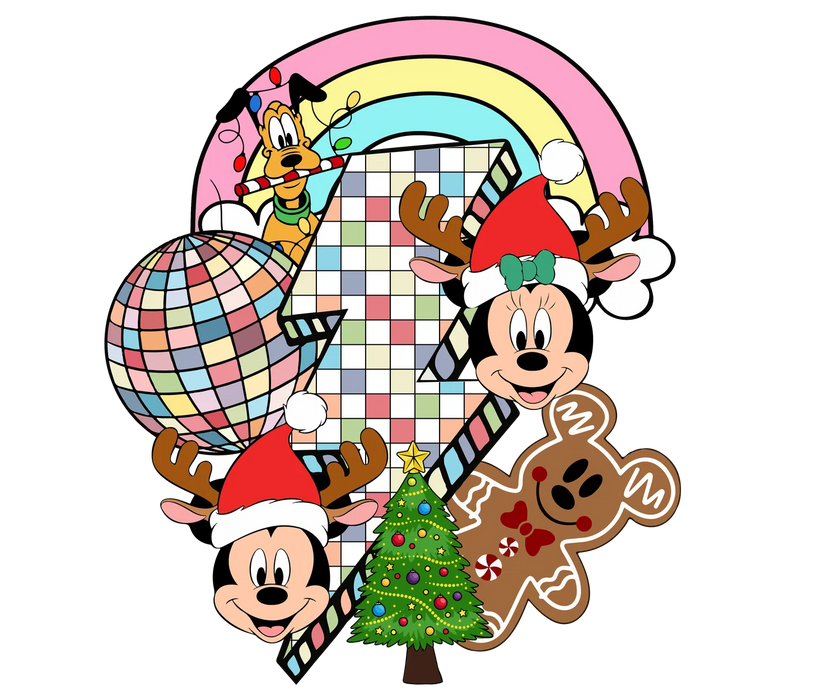 Christmas Fun DTF Transfer Ready to Press