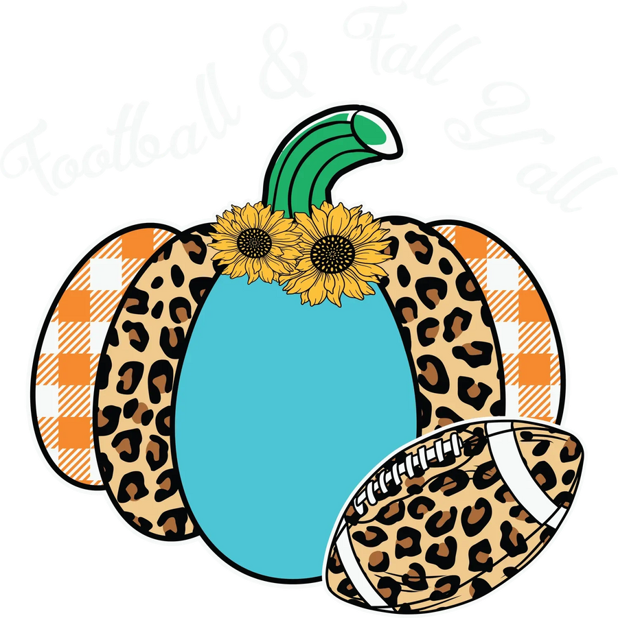 Football & Fall Y'all DTF Transfer Ready to Press