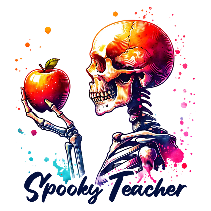 Halloween Skull DTF Transfer Ready to Press