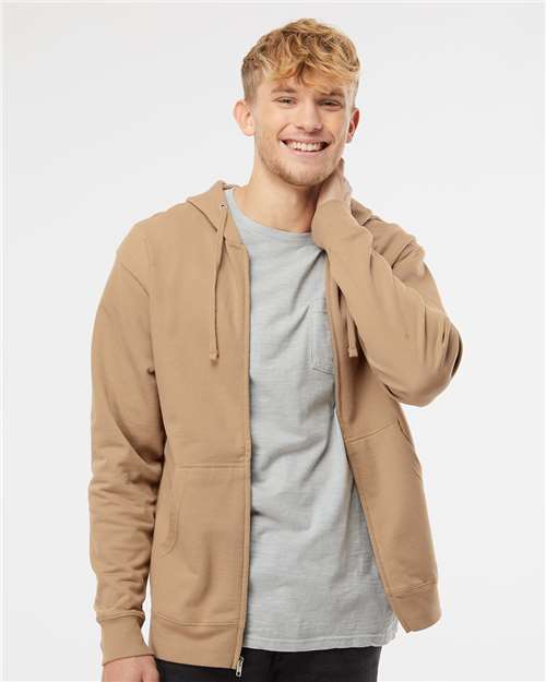 Independent Trading Co. - Midweight Full-Zip Hooded Sweatshirt - M - SS4500Z