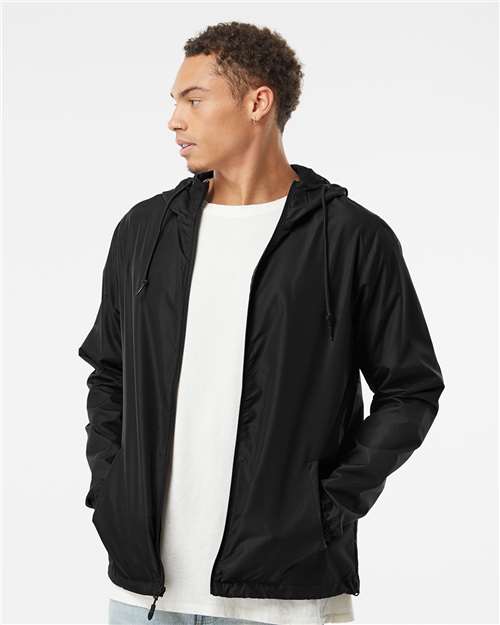 Lightweight Windbreaker Full-Zip Jacket