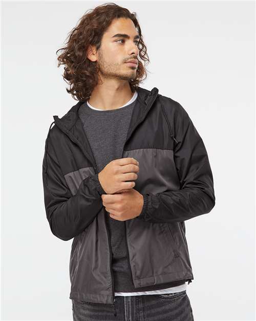 Lightweight Windbreaker Full-Zip Jacket