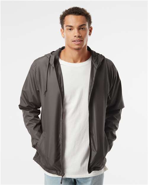 Lightweight Windbreaker Full-Zip Jacket