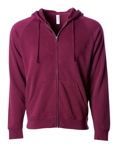 Special Blend Raglan Full-Zip Hooded Sweatshirt