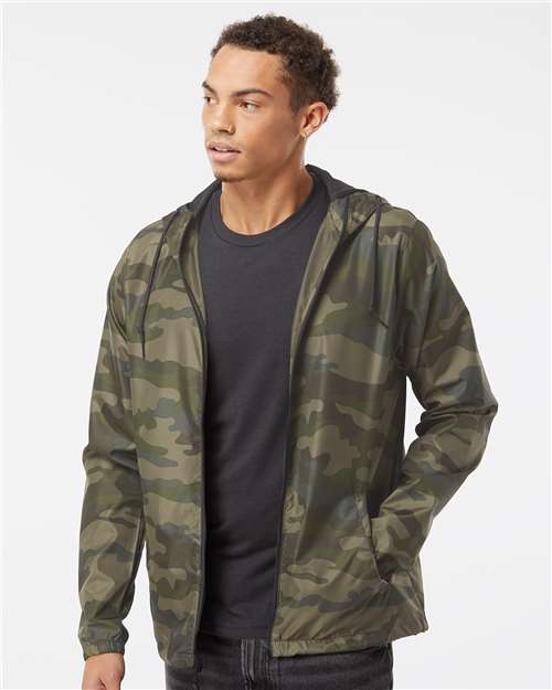 Independent Trading Co. - Lightweight Windbreaker Full-Zip Jacket - L - EXP54LWZ
