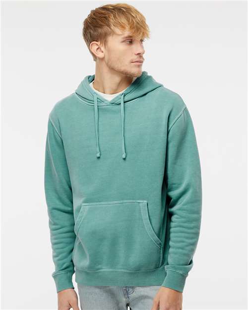 Midweight Pigment-Dyed Hooded Sweatshirt