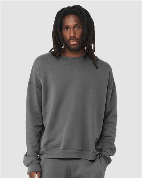 Sponge Fleece Drop Shoulder Crewneck Sweatshirt