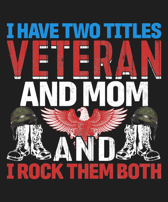 Veteran Mom DTF Transfer Ready to Press