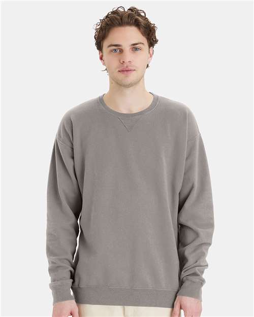 Garment-Dyed Crewneck Sweatshirt