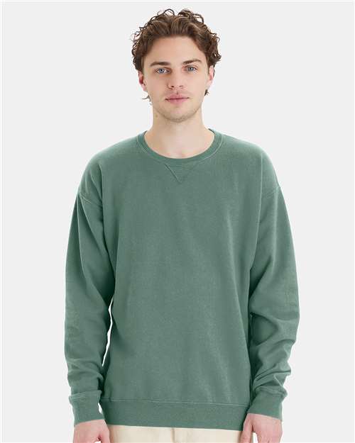 Garment-Dyed Crewneck Sweatshirt