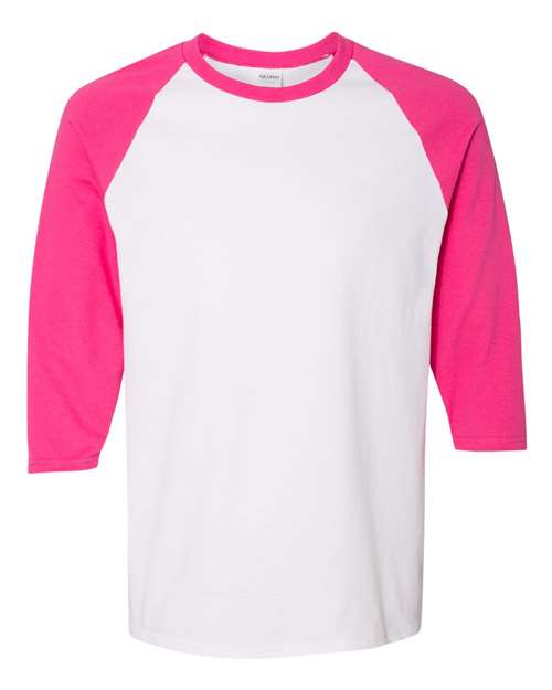 Heavy Cotton™ Raglan Three-Quarter Sleeve T-Shirt