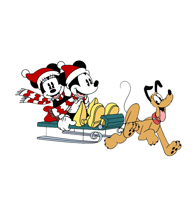 Holiday Cheer Sleigh Rider DTF Transfer Ready to Press