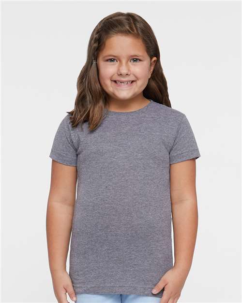 LAT - Girls' Fine Jersey Tee - M - 2616