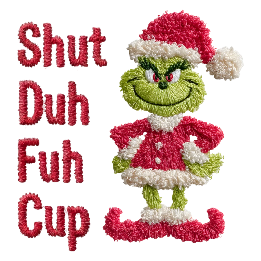 Christmas Grinch DTF Transfer Ready to Press