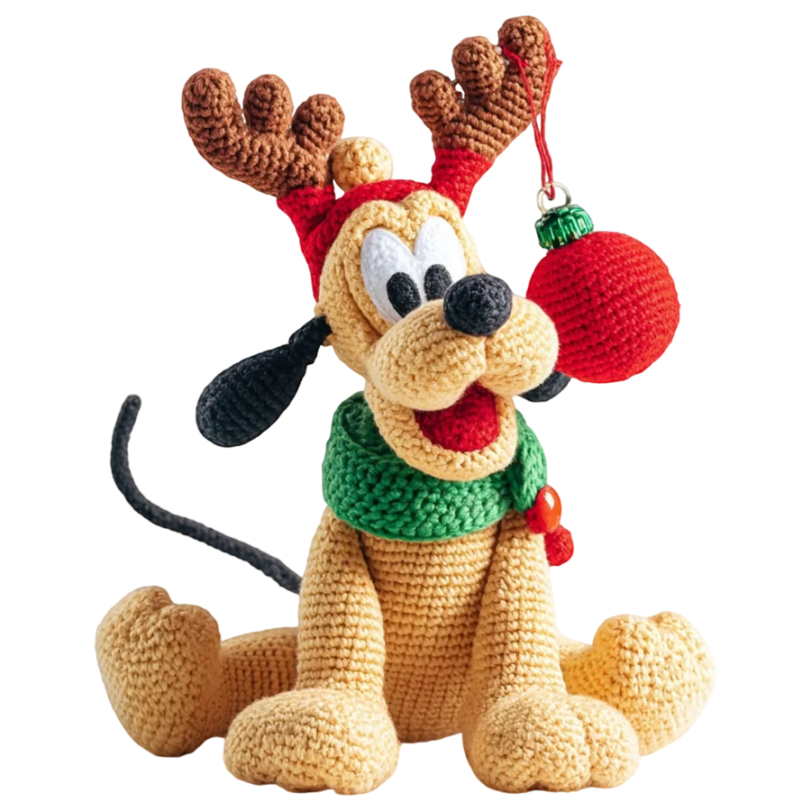 Christmas Reindeer Pluto DTF Transfer Ready to Press
