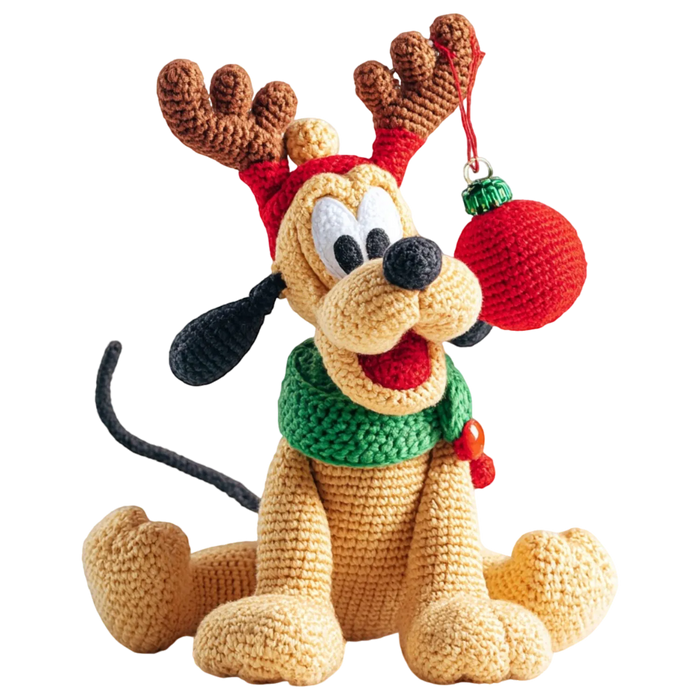 Christmas Reindeer Pluto DTF Transfer Ready to Press