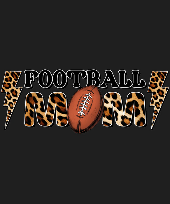 Football Leopard Print DTF Ready to Press