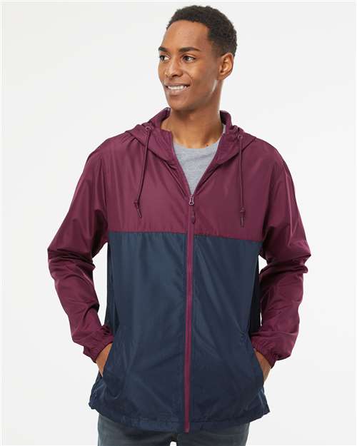 Lightweight Windbreaker Full-Zip Jacket