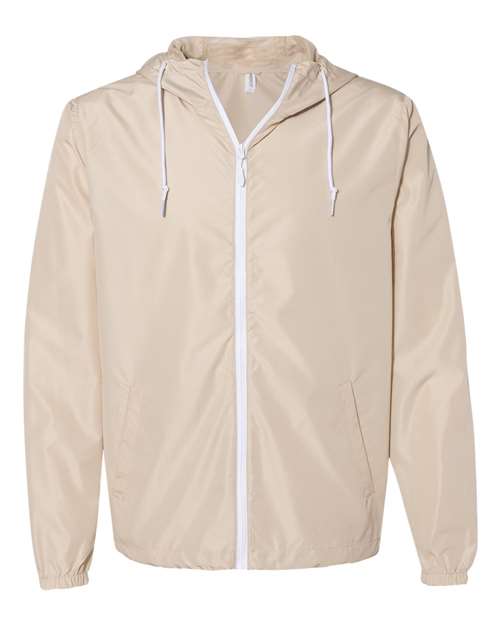Independent Trading Co. - Lightweight Windbreaker Full-Zip Jacket - M - EXP54LWZ