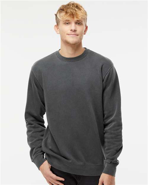 Independent Trading Co. - Midweight Pigment-Dyed Crewneck Sweatshirt - 2XL - PRM3500