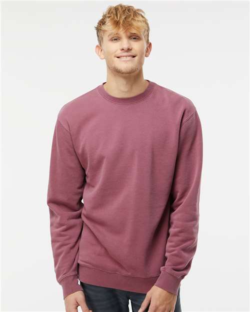 Independent Trading Co. - Midweight Pigment-Dyed Crewneck Sweatshirt - 3XL - PRM3500