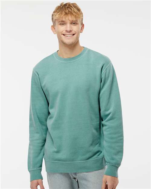 Independent Trading Co. - Midweight Pigment-Dyed Crewneck Sweatshirt - 2XL - PRM3500