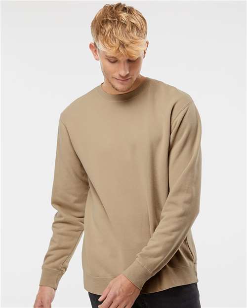 Independent Trading Co. - Midweight Pigment-Dyed Crewneck Sweatshirt - M - PRM3500
