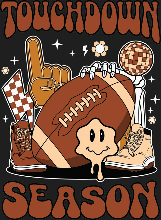 Touchdown Season DTF Transfer Ready to Press