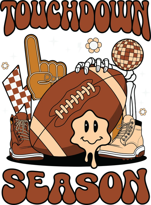 Touchdown Season DTF Transfer Ready to Press