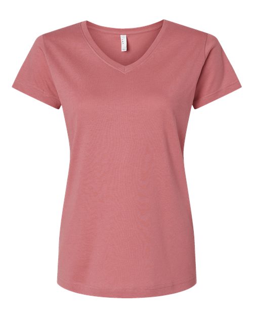 Women's Fine Jersey V-Neck Tee