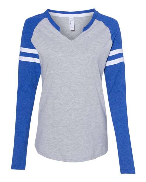 Women's Fine Jersey Mash Up Long Sleeve T-Shirt