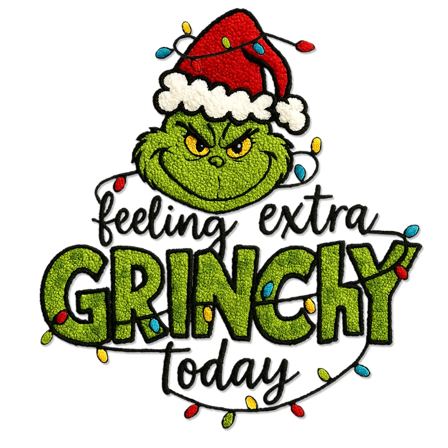 Christmas Grinch DTF Transfer Ready to Press