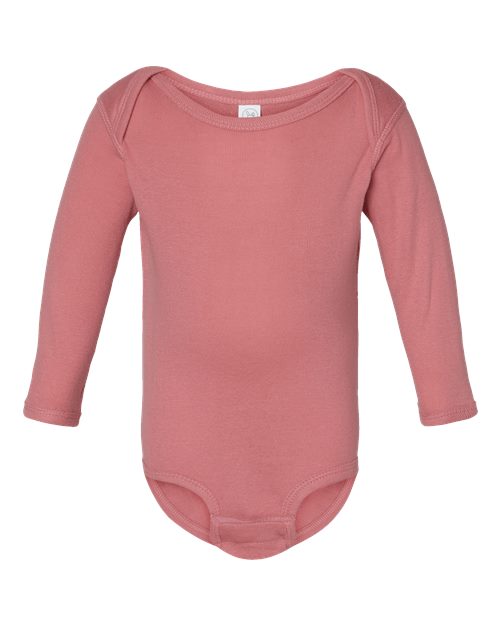 Infant Long Sleeve Baby Rib Bodysuit