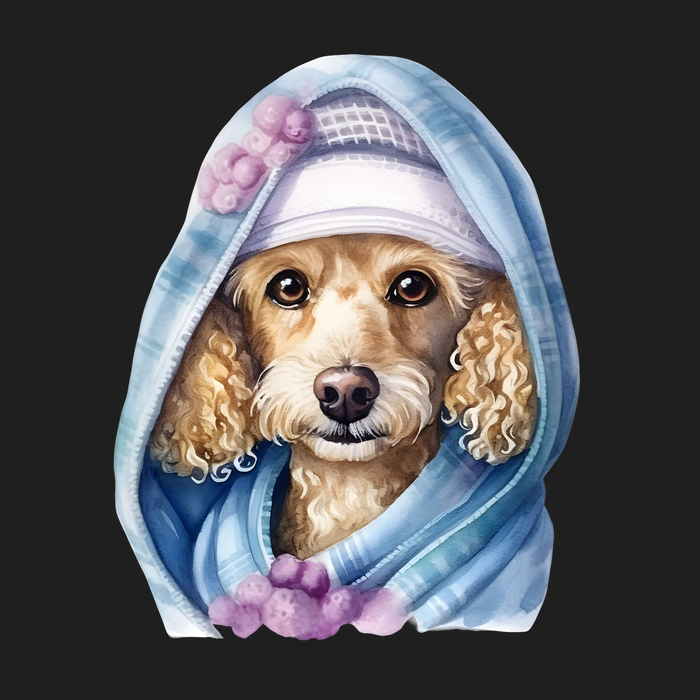 Cute Dog DTF Transfer Ready to Press