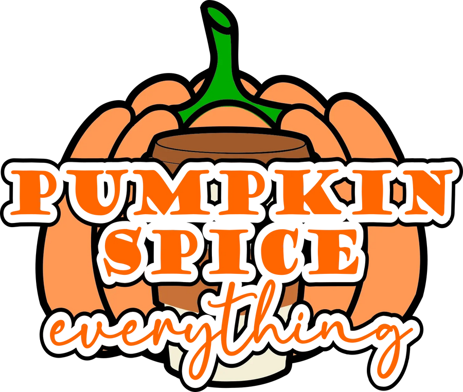 Pumpkin Spice DTF Transfer Ready to Press