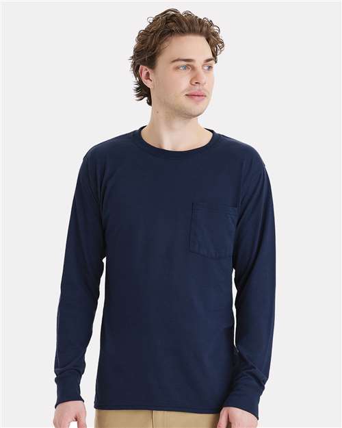 Workwear Long Sleeve Pocket T-Shirt