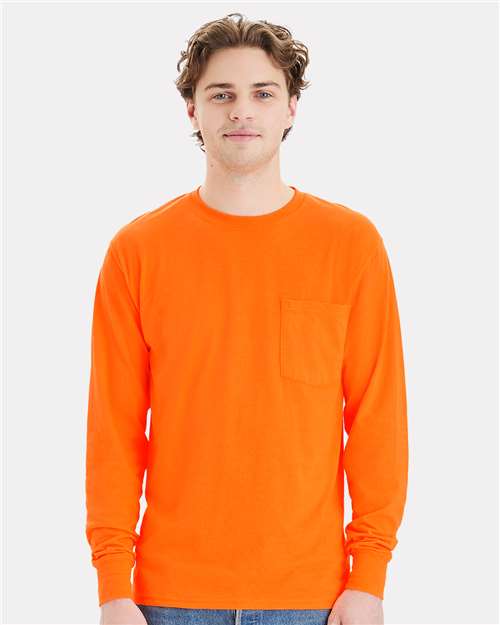 Workwear Long Sleeve Pocket T-Shirt