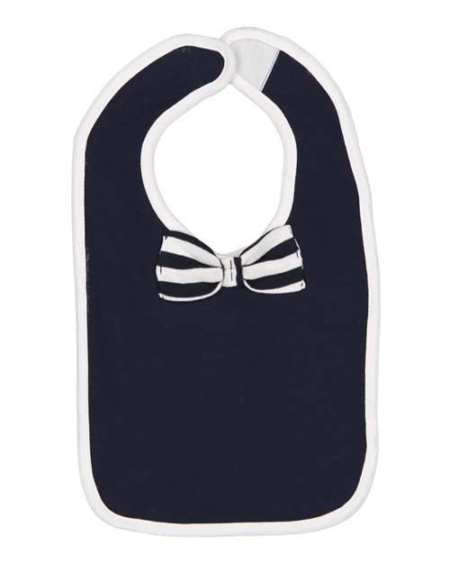 Infant Baby Rib Bow Tie Bib