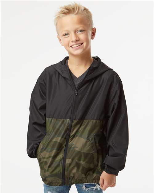 Youth Lightweight Windbreaker Full-Zip Jacket