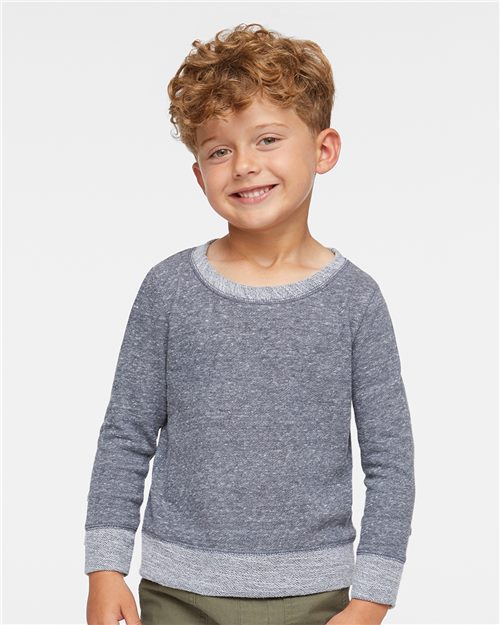 Toddler Harborside Mélange French Terry Crew