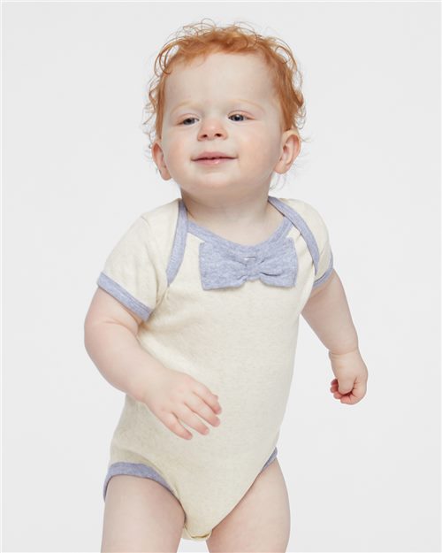 Baby Rib Infant Bow Tie Bodysuit